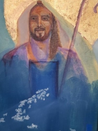 Lizbeth Savage painting - I am the Door